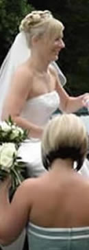 Bride arriving in Horse and Carriage at Essex Wedding Venue  